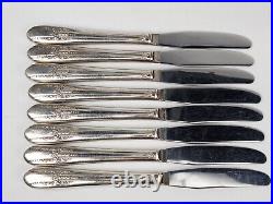 Wm. Rogers Reflection King Edward & Monroe Silver 56pc Flatware Set extra