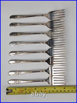 Wm. Rogers Reflection King Edward & Monroe Silver 56pc Flatware Set extra