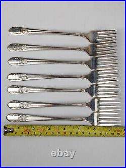 Wm. Rogers Reflection King Edward & Monroe Silver 56pc Flatware Set extra