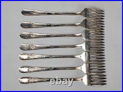 Wm. Rogers Reflection King Edward & Monroe Silver 56pc Flatware Set extra