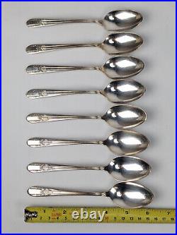 Wm. Rogers Reflection King Edward & Monroe Silver 56pc Flatware Set extra