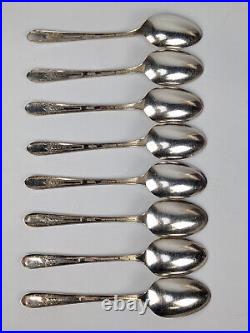 Wm. Rogers Reflection King Edward & Monroe Silver 56pc Flatware Set extra