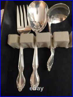 Wm Rogers Reinforced Plate Silver AA IS Lady Densmore Pat. 66 Pieces Flatware
