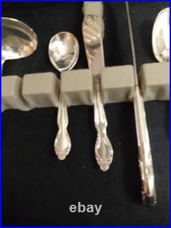 Wm Rogers Reinforced Plate Silver AA IS Lady Densmore Pat. 66 Pieces Flatware