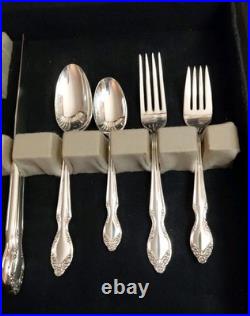 Wm Rogers Reinforced Plate Silver AA IS Lady Densmore Pat. 66 Pieces Flatware