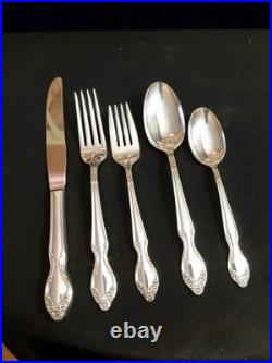 Wm Rogers Reinforced Plate Silver AA IS Lady Densmore Pat. 66 Pieces Flatware