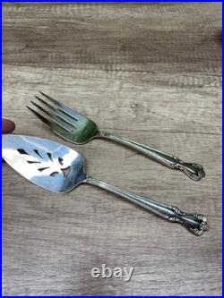 Wm Rogers Reinforced Silver Plate Lady Densmore Pattern 12 place settings + more