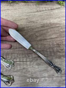 Wm Rogers Reinforced Silver Plate Lady Densmore Pattern 12 place settings + more Wm Rogers Reinforced Silver Plate Lady Densmore Pattern 12 place settings + more