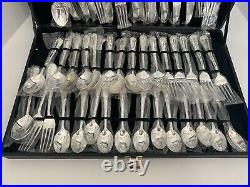 Wm Rogers Silver Plate Flatware 48 Pieces New In Original Box Each Piece Sealed