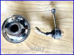 Wm Rogers Silver Plate Tilting Teapot on Stand WithBurner Eagle&Star Stamp MINT