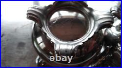 Wm Rogers Silver Plate Victorian Rose Coffee Tea Service 5 piece Set WithTray Wm Rogers Silver Plate Victorian Rose Coffee Tea Service 5 piece Set WithTray