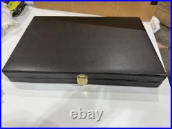 Wm. Rogers & Son 63-Piece Gold plated Flatware Set with carry case