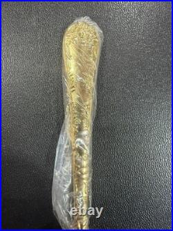 Wm. Rogers & Son 63-Piece Gold plated Flatware Set with carry case