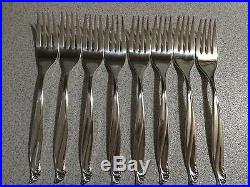 Wm Rogers Son IS 1961 GAIETY service for 8 silverplated silverware 50 pc withbox