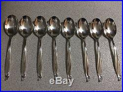 Wm Rogers Son IS 1961 GAIETY service for 8 silverplated silverware 50 pc withbox