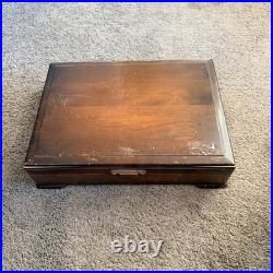 Wm Rogers & Son Silver Plate Flatware Set Exquisite Pattern Silver 73 pieces