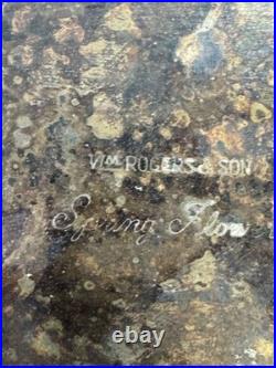 Wm. Rogers Vintage Silver Plate Mid-Century 1970 15 Spinning Lazy Susan Tray