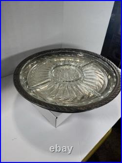 Wm. Rogers Vintage Silver Plate Mid-Century 1970 15 Spinning Lazy Susan Tray