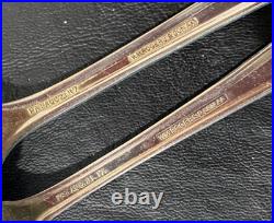 Wm Rogers and Son 1917 Lincoln Pattern silverplate flatware vintage set 149 pcs