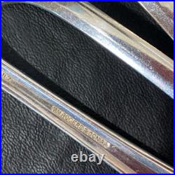 Wm Rogers and Son 1917 Lincoln Pattern silverplate flatware vintage set 149 pcs