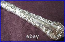 YALE 12 Hollow Handle Dinner Knives 1894 Rogers Silverplate C Monograms